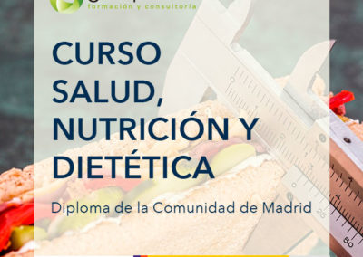 CURSO SALUD, NUTRICIÓN Y DIETÉTICA