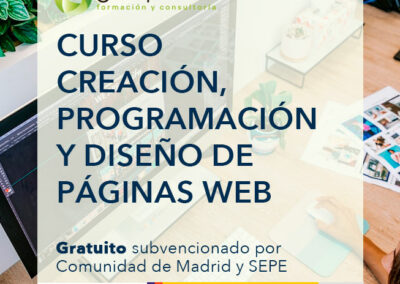 CREACIÓN, PROGRAMACIÓN Y DISEÑO DE PÁGINAS WEB