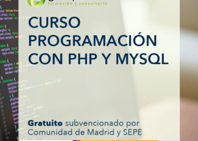 PROGRAMACIÓN CON PHP Y MYSQL